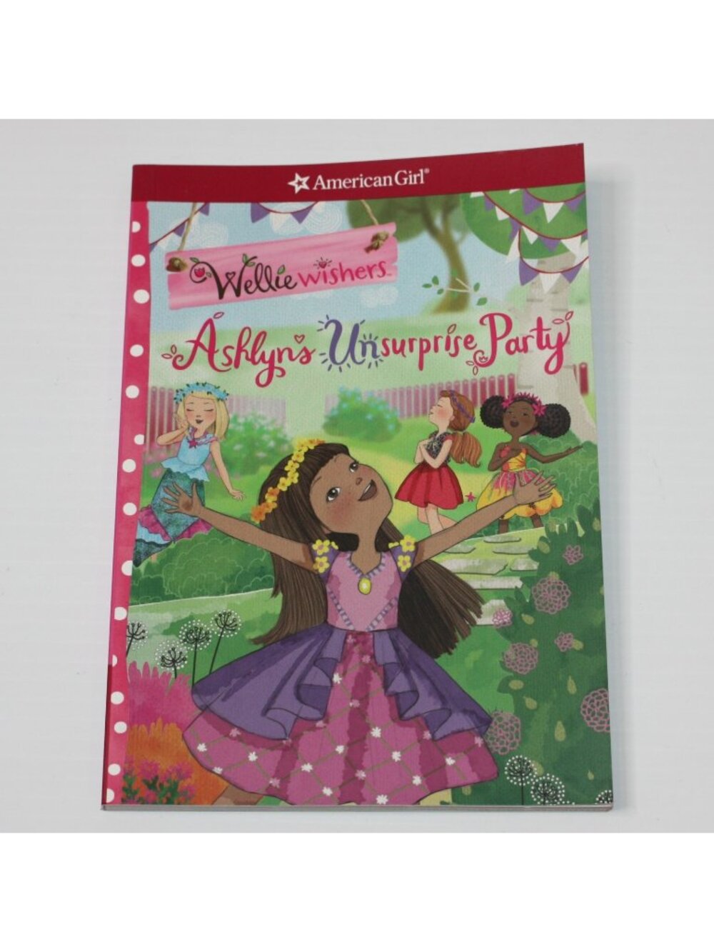 American Girl WellieWishers Ashyn's Unsurprise Party Kids Book by Valerie Tripp